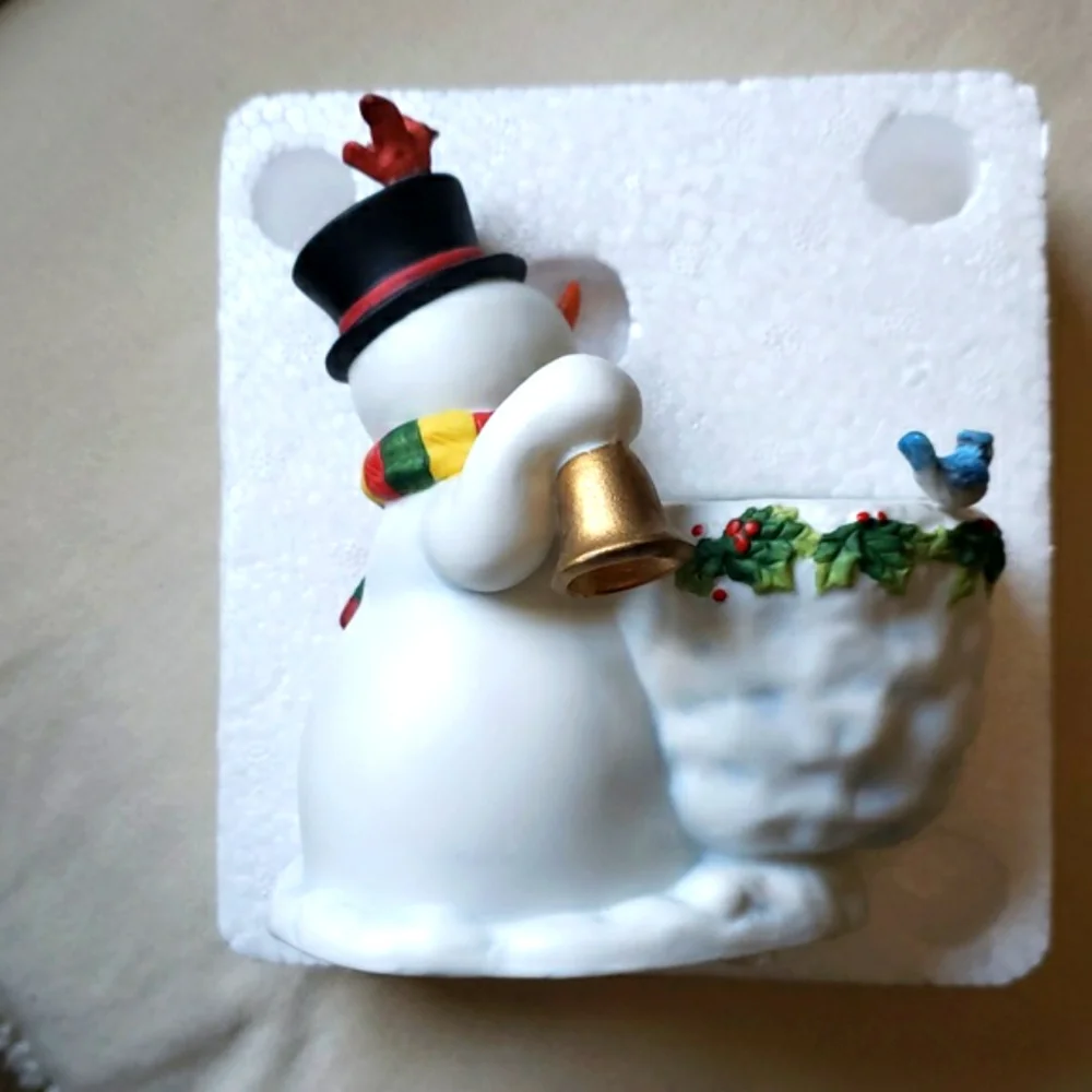 PartyLite Snowman Votive Candle Holder